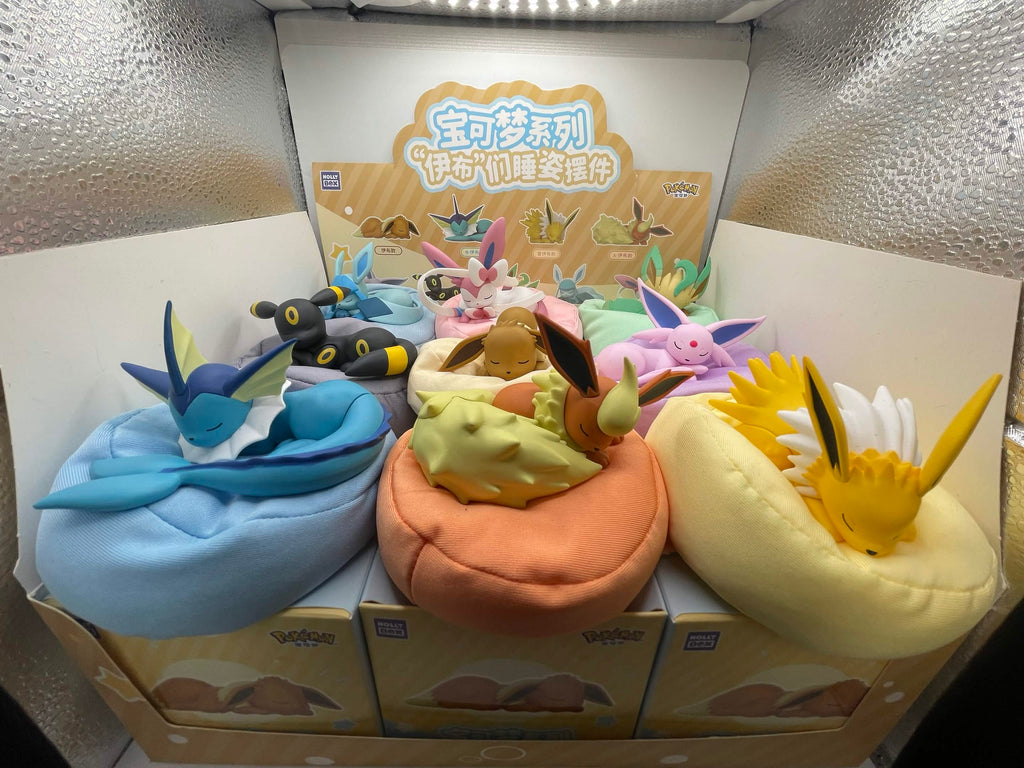 Sleeping Eeveelution Hollybox sealed display box